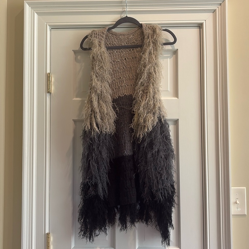 Long Grey Nia vest - NWT
